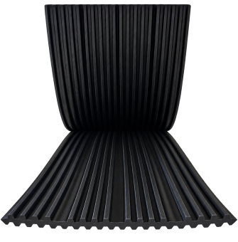 Elastomerlisten TYPE W, profil framifrån