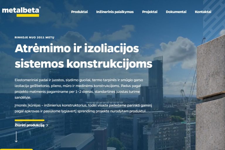 Atnaujintas Metalbeta interneto puslapis